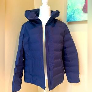 NWT Kate ♠️ Spade Parisian Blue Down Puffer Jacket 💙Amazing! ♠️ Size Large 🔥